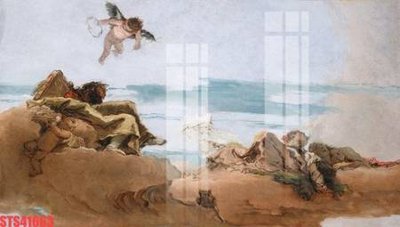 File in lụa Tranh sơn dầu phương tây tổng hợp STS41663 (phong cảnh) Tranh sơn dầu phương tây tổng hợp STS41663