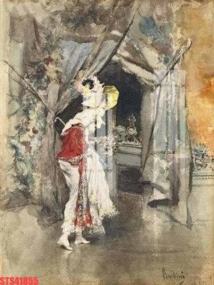 Tải file Tranh sơn dầu phương tây tổng hợp STS41855 (gốc) chủ đề phong thủy