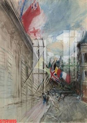 File tranh Tranh sơn dầu phương tây tổng hợp STS41895 (bản gốc) treo phòng ăn