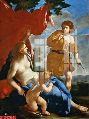 File gốc Tranh sơn dầu phương tây tổng hợp STS42040 (phong cách) tối giản