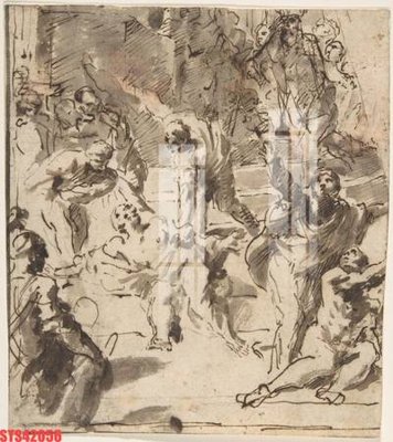 File in trần Tranh sơn dầu phương tây tổng hợp STS42056 (bản gốc) hoa văn