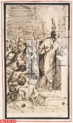 File ảnh Tranh sơn dầu phương tây tổng hợp STS42057 (gốc) in standee