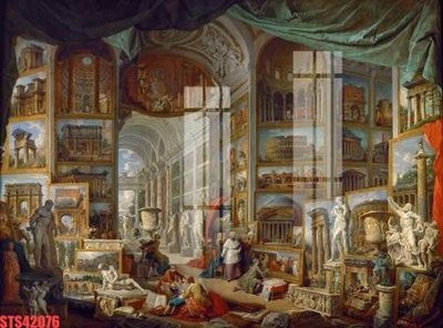 Download file gốc Tranh sơn dầu phương tây tổng hợp STS42076 (dùng cho in ấn)