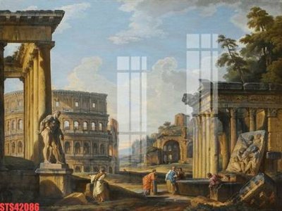 Tải file Tranh sơn dầu phương tây tổng hợp STS42086 (ảnh gốc) độ phân giải 300dpi