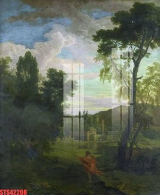 Chi tiết file gốc Tranh sơn dầu phương tây tổng hợp STS42208 (cho in tráng gương)