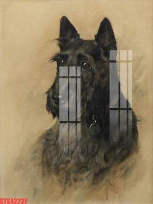 File tranh Tranh sơn dầu phương tây tổng hợp STS42237 (gốc) chủ đề động vật