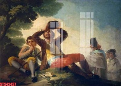 File gốc Tranh sơn dầu phương tây tổng hợp STS42437 (trang trí) cho phòng khách