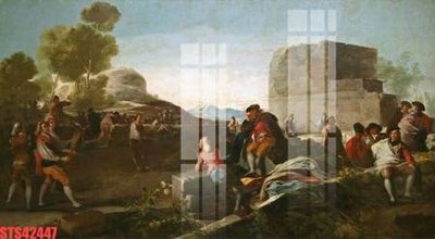 Tải file Tranh sơn dầu phương tây tổng hợp STS42447 (gốc) làm tranh treo tường