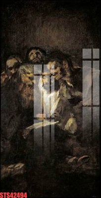 File tranh Tranh sơn dầu phương tây tổng hợp STS42494 (bản gốc) treo phòng ăn