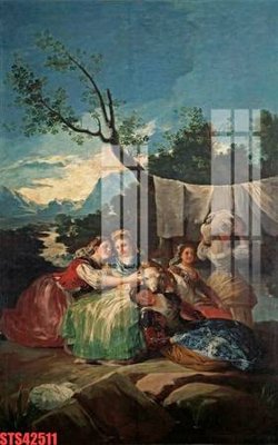 Download file Tranh sơn dầu phương tây tổng hợp STS42511 (gốc) cho xưởng in