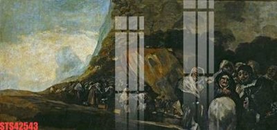 File tranh Tranh sơn dầu phương tây tổng hợp STS42543 (bản gốc) in canvas