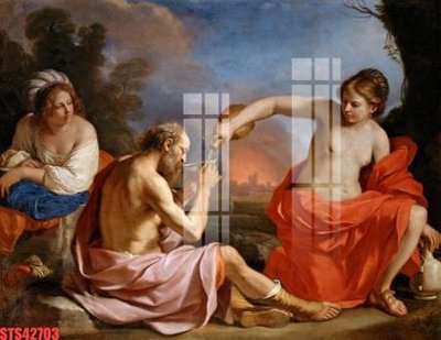 Download file gốc Tranh sơn dầu phương tây tổng hợp STS42703 (in mica) trang trí