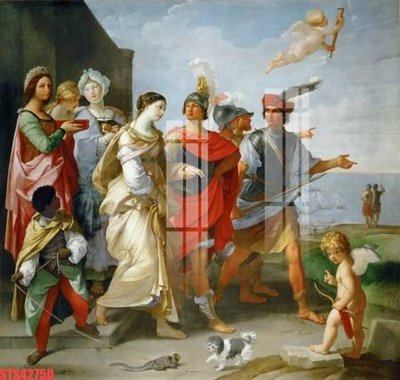 Download file Tranh sơn dầu phương tây tổng hợp STS42750 (gốc) in mica cao cấp