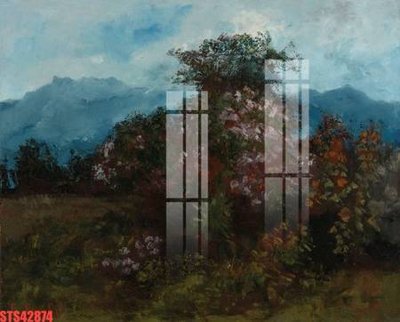 File gốc Tranh sơn dầu phương tây tổng hợp STS42874 (vector) cho in ấn