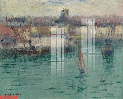 File tranh gốc in trần nhà Tranh sơn dầu phương tây tổng hợp STS42893 3D