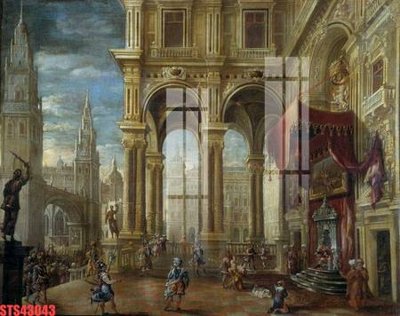 File tranh Tranh sơn dầu phương tây tổng hợp STS43043 (ảnh gốc) độ nét vượt trội