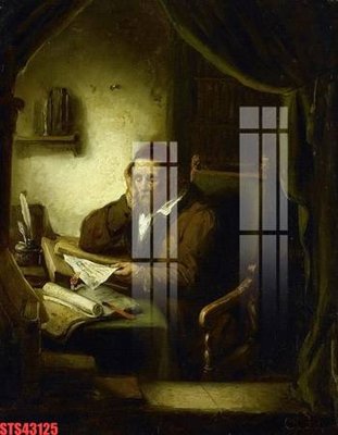 Ảnh gốc Tranh sơn dầu phương tây tổng hợp STS43125 (nét căng) in mica