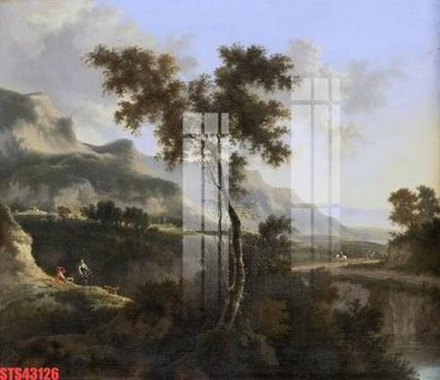 File tranh Tranh sơn dầu phương tây tổng hợp STS43126 (gốc) chủ đề con người