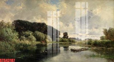 File tranh Tranh sơn dầu phương tây tổng hợp STS43187 (bản gốc) trang trí văn phòng