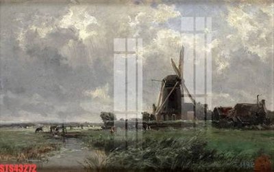 File ảnh Tranh sơn dầu phương tây tổng hợp STS43272 (gốc) in Hiflex