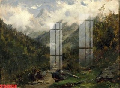 File in mica Tranh sơn dầu phương tây tổng hợp STS43350 (bản gốc) sắc sảo