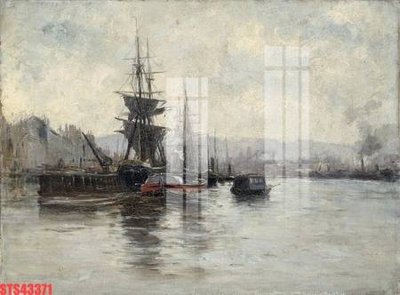 Ảnh gốc Tranh sơn dầu phương tây tổng hợp STS43371 (độ nét cao) in tráng gương