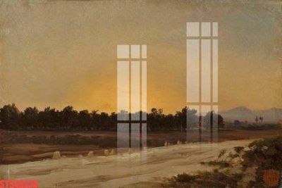 File gốc Tranh sơn dầu phương tây tổng hợp STS43374 (in lụa) tranh thuận buồm