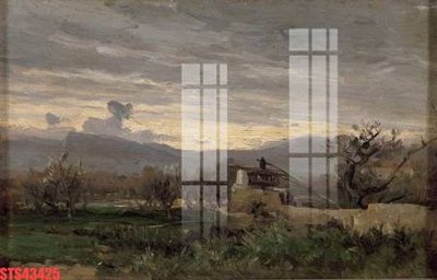 File gốc Tranh sơn dầu phương tây tổng hợp STS43425 (chuẩn màu) cho in offset