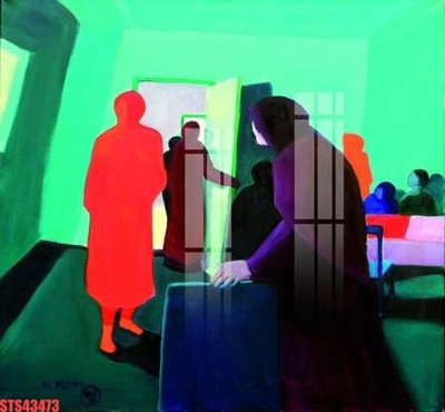 File gốc Tranh sơn dầu phương tây tổng hợp STS43473 (in lụa) tranh phong thủy