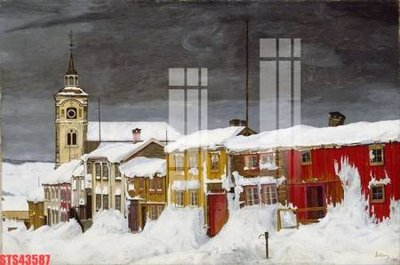 File PSD Tranh sơn dầu phương tây tổng hợp STS43587 (gốc) cho in quảng cáo