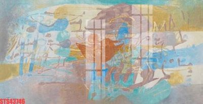 File gốc Tranh sơn dầu phương tây tổng hợp STS43746 (in lụa) tranh phong thủy