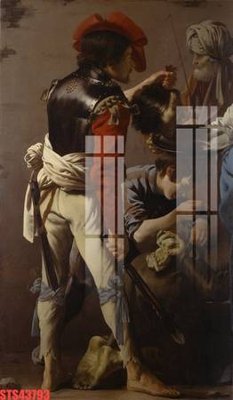 Ảnh gốc file in lụa Tranh sơn dầu phương tây tổng hợp STS43793 chi tiết