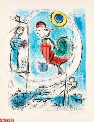 File tranh Tranh sơn dầu phương tây tổng hợp STS4387 (bản gốc) treo quán cafe