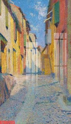 Download file Tranh sơn dầu phương tây tổng hợp STS44125 (gốc) in mica cao cấp