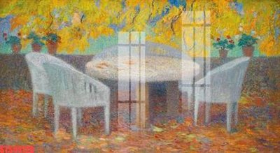 File tranh Tranh sơn dầu phương tây tổng hợp STS44128 (bản gốc) treo quán cafe