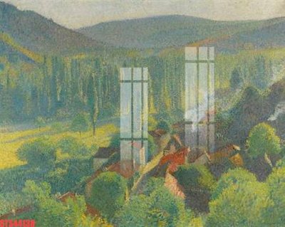 Ảnh gốc Tranh sơn dầu phương tây tổng hợp STS44138 (độ nét cao) in tráng gương