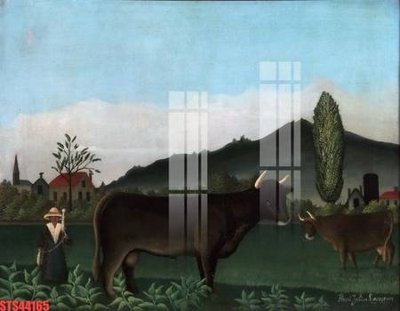 File tranh Tranh sơn dầu phương tây tổng hợp STS44165 (gốc) chủ đề động vật