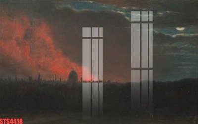 File gốc Tranh sơn dầu phương tây tổng hợp STS4418 (in mica) cắt laser