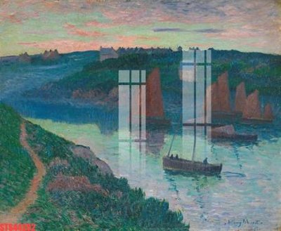 Download file Tranh sơn dầu phương tây tổng hợp STS44202 (gốc) in mica đèn LED