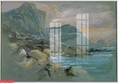 File in trần Tranh sơn dầu phương tây tổng hợp STS44321 (bản gốc) mây trời