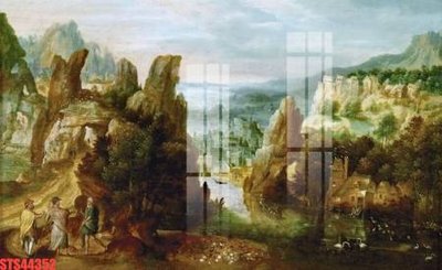 File tranh Tranh sơn dầu phương tây tổng hợp STS44352 (bản gốc) treo quán cafe