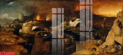 File tranh Tranh sơn dầu phương tây tổng hợp STS44437 (gốc) chủ đề động vật