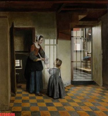 File ảnh gốc Tranh sơn dầu phương tây tổng hợp STS44596 (chuyên in mica)