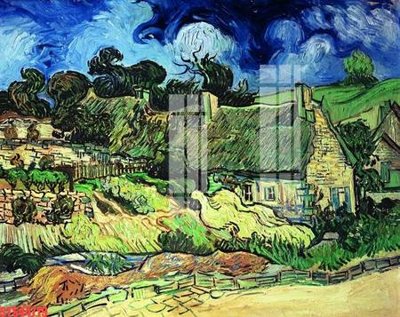 File in trần Tranh sơn dầu phương tây tổng hợp STS44719 (bản gốc 3D) sống động