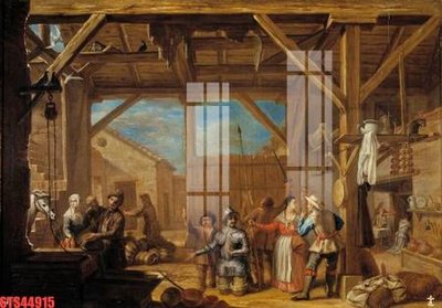 File gốc Tranh sơn dầu phương tây tổng hợp STS44915 (in lụa) cao cấp