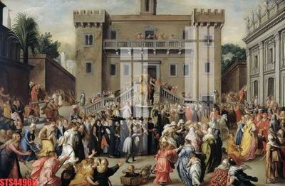 File in trần Tranh sơn dầu phương tây tổng hợp STS44969 (bản gốc) phong cảnh