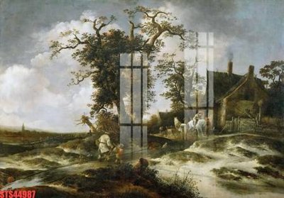 File tranh Tranh sơn dầu phương tây tổng hợp STS44987 (bản gốc) treo phòng ăn