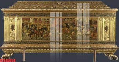 File gốc Tranh sơn dầu phương tây tổng hợp STS45054 (in tráng gương) ốp tường