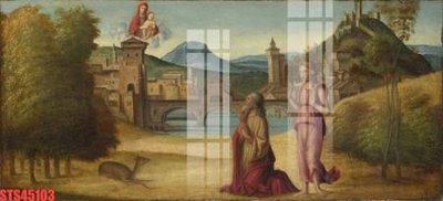 File gốc Tranh sơn dầu phương tây tổng hợp STS45103 (in mica) cắt laser