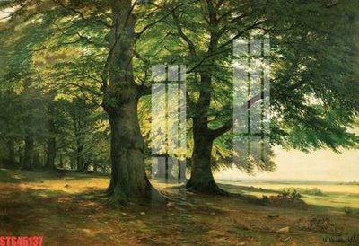 File in lụa Tranh sơn dầu phương tây tổng hợp STS45137 (phong cảnh) Tranh sơn dầu phương tây tổng hợp STS45137